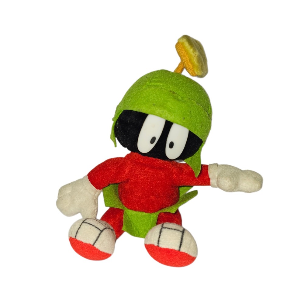Play-By-Play Marvin the Martian Plush Looney Tunes Small Red Green Good Vintage